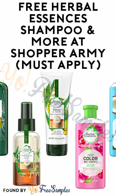 FREE Herbal Essences Shampoo & More At Shopper Army (Must Apply)