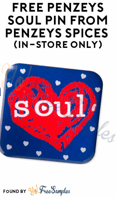 FREE Penzeys Soul Pin From Penzeys Spices (In-Store Only)