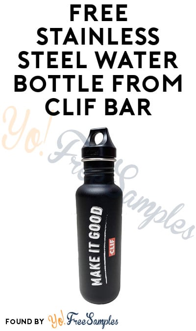 FREE Stainless Steel Water Bottle from Clif Bar
