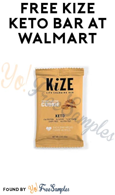 FREE Kize Keto Bar at Walmart (Ibotta Required)