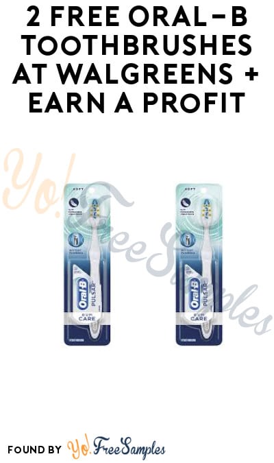 2 FREE Oral-B Toothbrushes at Walgreens + Earn A profit (Rewards Card + Ibotta Required)