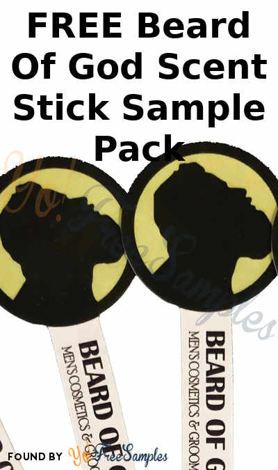 First 100: FREE Beard Of God Scent Stick Sample Pack