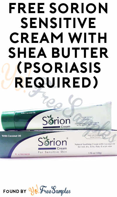 FREE Sorion Sensitive Cream with Shea Butter (Psoriasis Required)