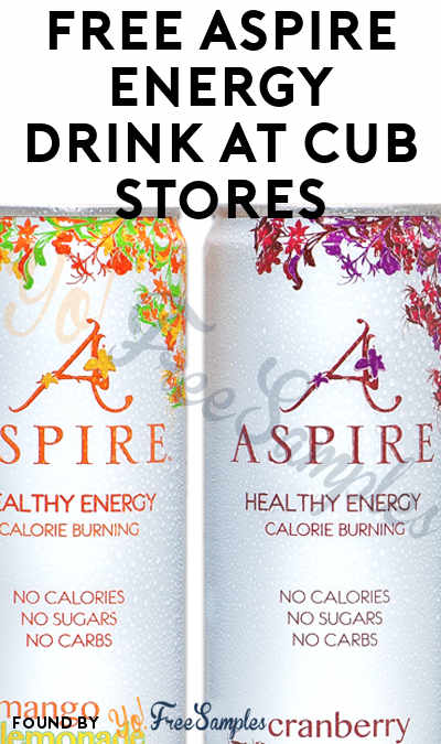 TODAY ONLY: FREE Aspire Energy Drink At Hornbachers, Shop ‘N Save, Shoppers & Cub Stores (Varies By Store)
