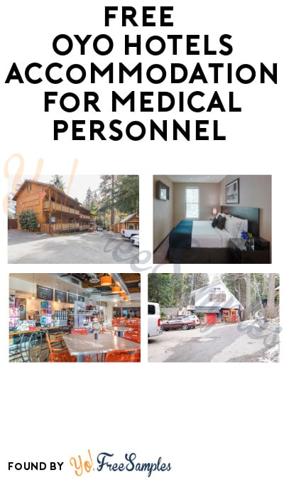 FREE OYO Hotels Accommodation for Medical Personnel (ID Required)