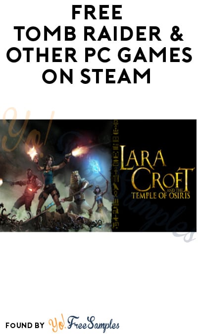 FREE Tomb Raider & Other PC Games on Steam (Account Required)