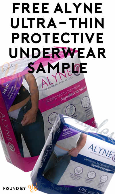 FREE Alyne Ultra-Thin Protective Underwear For Men & Women Sample