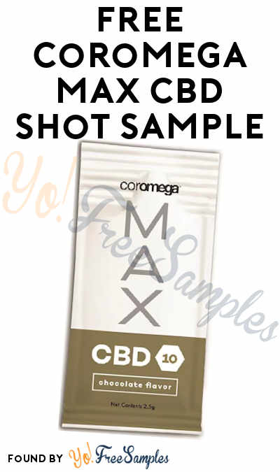 FREE Coromega MAX CBD Squeeze Shot Sample