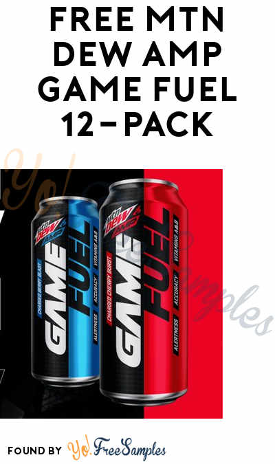 FREE MTN DEW AMP Game Fuel 12-Pack (Select Areas + Twitter Required)