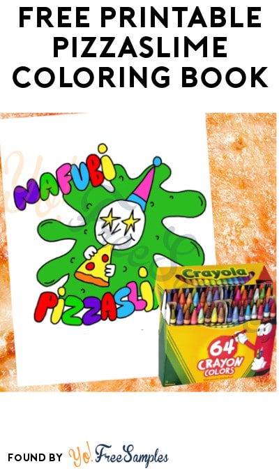FREE Printable Pizzaslime Coloring Book