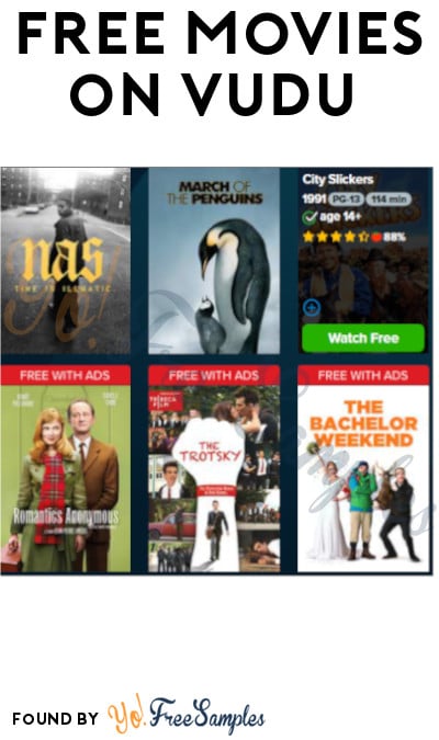 FREE Movies on Vudu (With Ads)