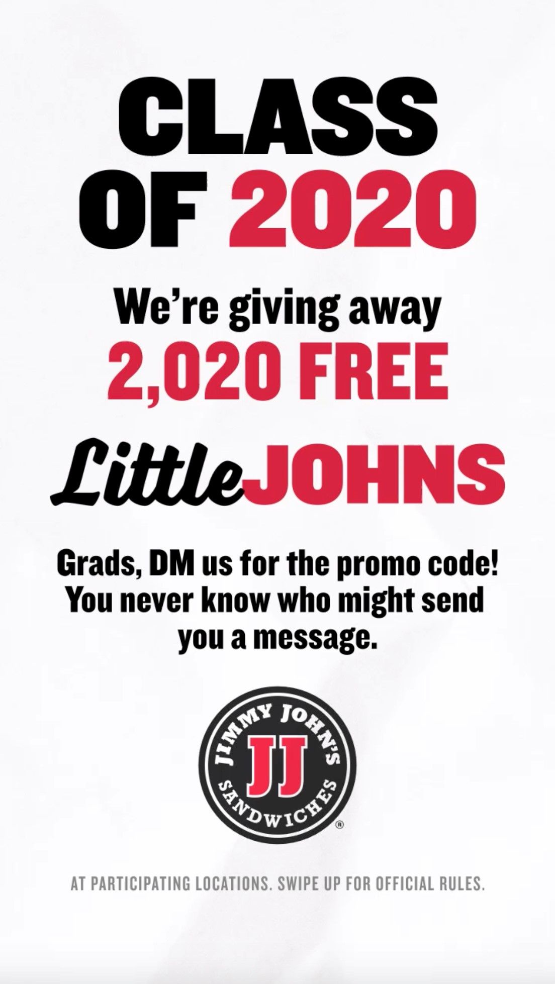 Jimmy John's Graduates Offer 