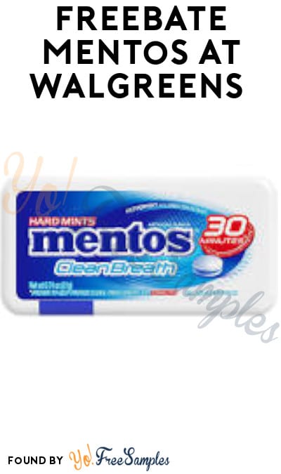 FREEBATE Mentos at Walgreens (Rewards Account Required)