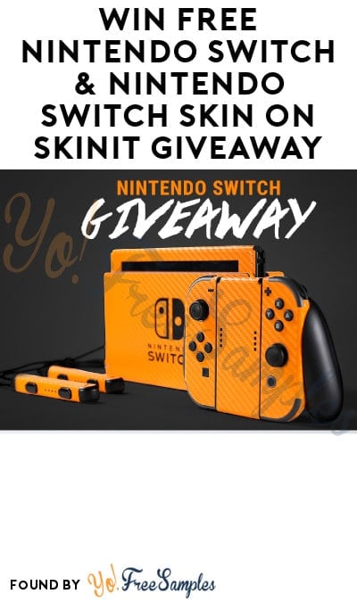 Win FREE Nintendo Switch & Nintendo Switch Skin on Skinit Giveaway (Twitter, Facebook or Instagram Required)