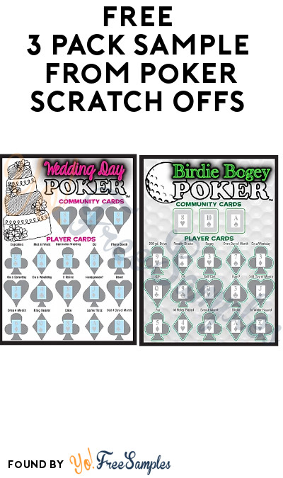 FREE 3 Pack Sample from Poker Scratch Offs