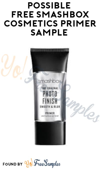 Possible FREE Smashbox Cosmetics Primer Sample (Facebook Required)