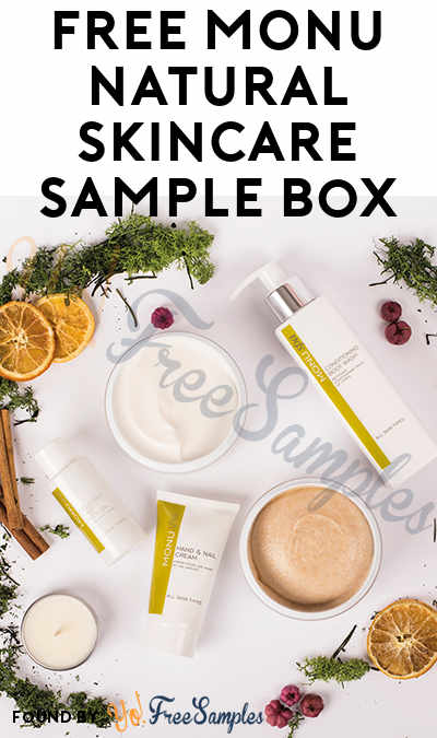 FREE MONU Natural Skincare Sample Box
