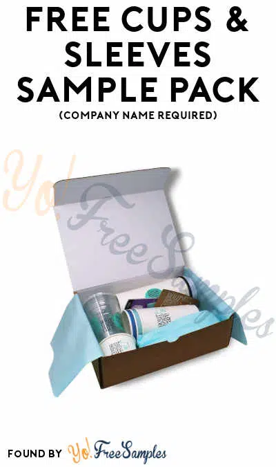 FREE Cups & Sleeves Sample Pack (Company Name Required)