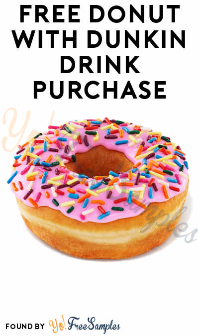 Every Friday! FREE Dunkin’ Donuts Donut with Any Beverage Purchase (DD Perks Required)