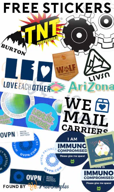 323 Free Stickers Today Many Verified Received By Mail