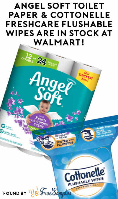 Angel Soft Toilet Paper Are In Stock At Walmart!