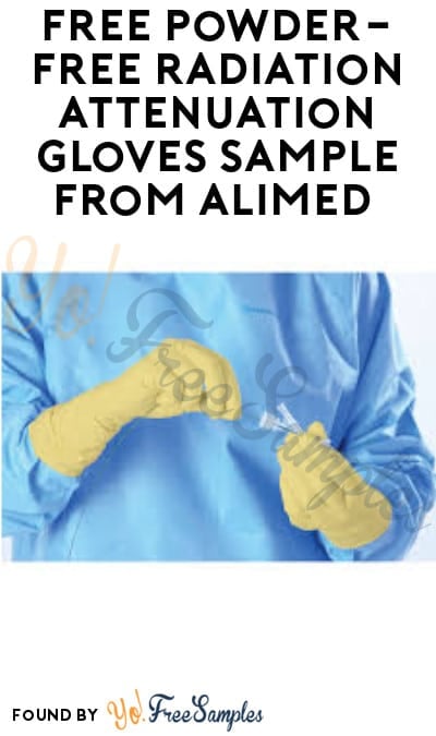 FREE Powder-Free Radiation Attenuation Gloves Sample from AliMed (Company Name Required)