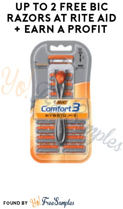Up to 2 FREE BIC Razors at Rite Aid + Earn A Profit (Coupon & Checkout51 Required)