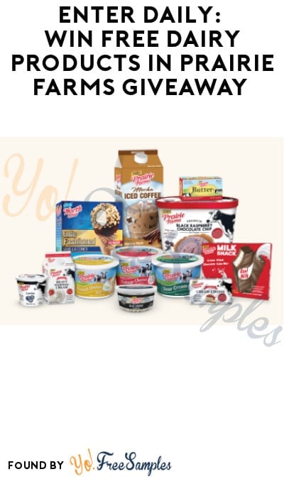 Enter Daily: Win FREE Dairy Products in Prairie Farms Giveaway (Select States Only)