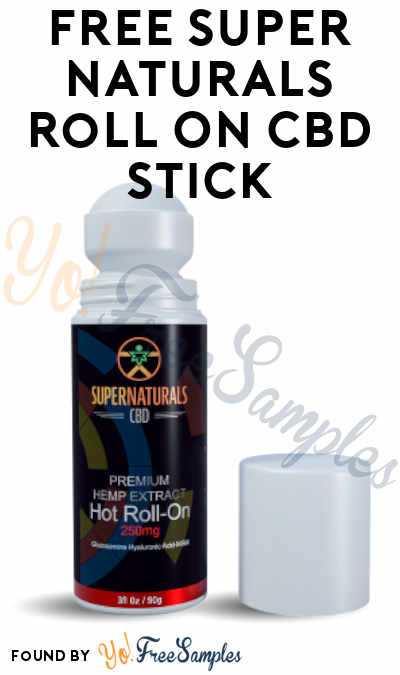 FREE Supernaturals Hot Roll-On CBD Stick