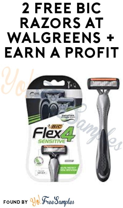 2 FREE BIC Razors at Walgreens + Earn A Profit (In-Stores Only + Account & Checkout51 Required)