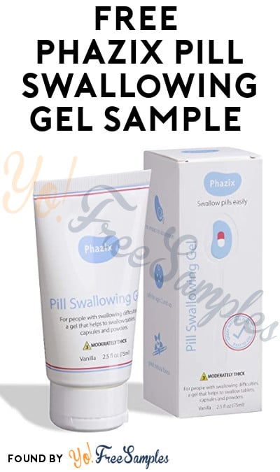 FREE Phazix Pill Swallowing Gel Sample [Verified Received By Mail]
