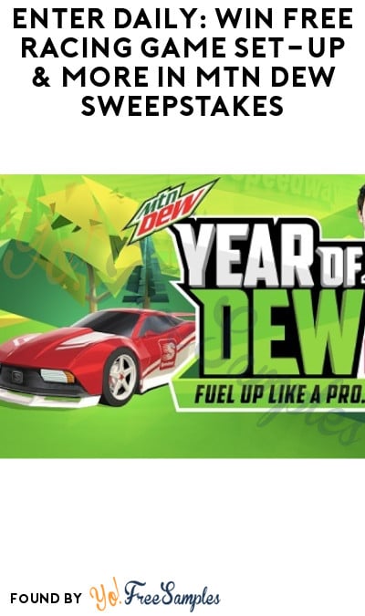 Enter Daily: Win FREE Racing Game Set-Up & More in MTN Dew Sweepstakes
