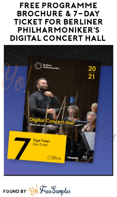 FREE Programme Brochure & 7-Day Ticket for Berliner Philharmoniker's Digital Concert Hall