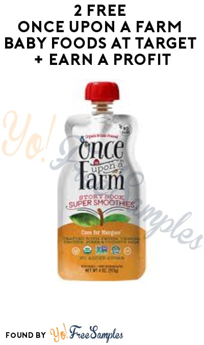 2 FREE Once Upon a Farm Baby Foods at Target + Earn A Profit (Target Circle & Ibotta Required)