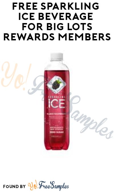 FREE Sparkling Ice Beverage for Big Lots Rewards Members