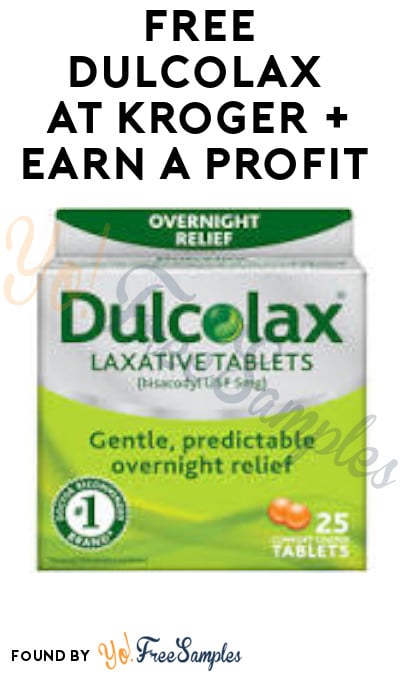 FREE Dulcolax at Kroger + Earn A Profit (Account & Ibotta Required)