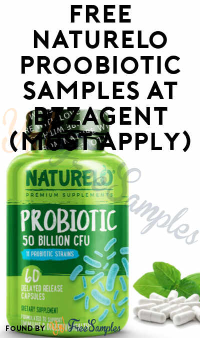 FREE Naturelo Probiotics Samples At BzzAgent (Must Apply)