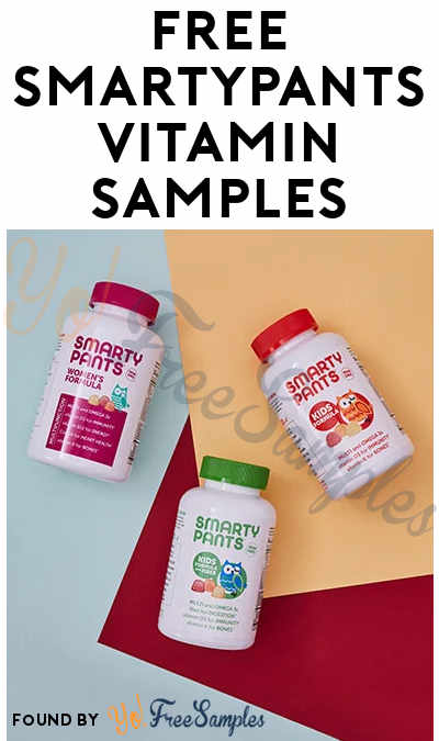 FREE SmartyPants Vitamins From Sampler (Valid Phone Number Required)