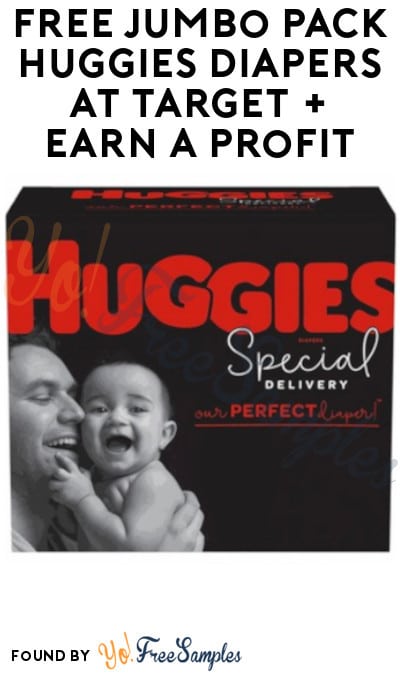 FREE Jumbo Pack Huggies Diapers at Target + Earn A Profit (Target Circle, Ibotta & Fetch Rewards Required)