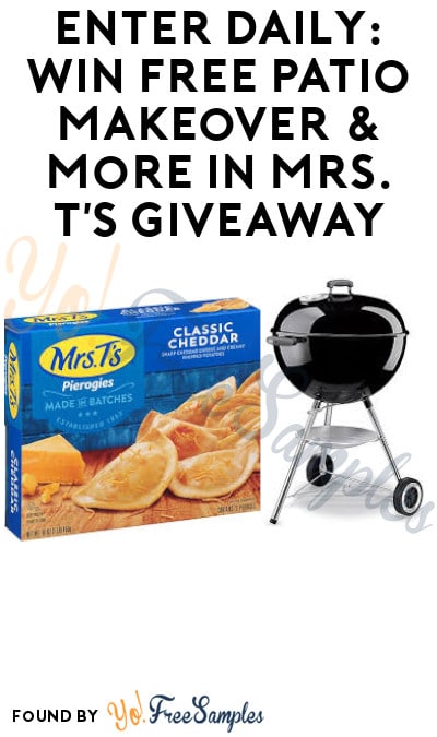 Enter Daily: Win FREE Patio Makeover & More in Mrs. T’s Giveaway