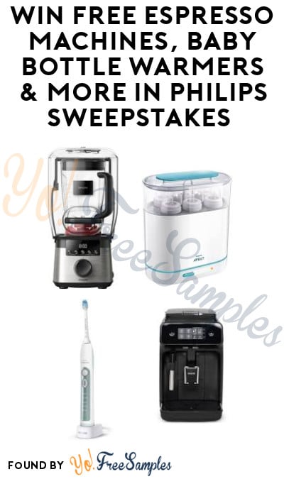 Win FREE Espresso Machines, Baby Bottle Warmers & More in Philips Sweepstakes