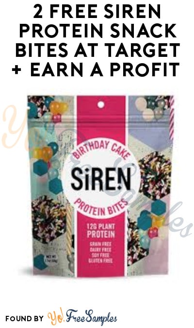 2 FREE Siren Protein Snack Bites at Target + Earn a Profit (Coupon & Ibotta Required)