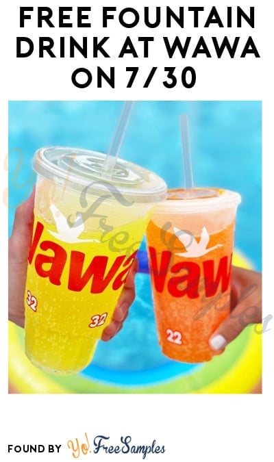 FREE Fountain Drink at Wawa on 7/30 (Rewards Account Required)