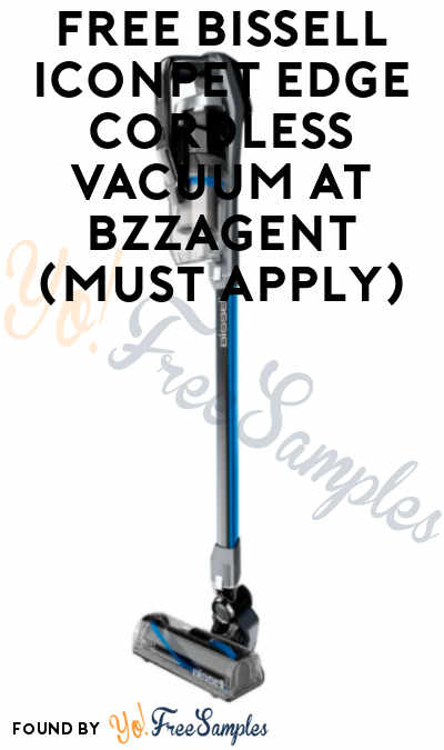 FREE Bissell Iconpet Edge Cordless Vacuum At BzzAgent (Must Apply)