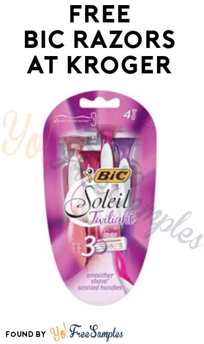 FREE BIC Razors at Kroger (Coupon Required)