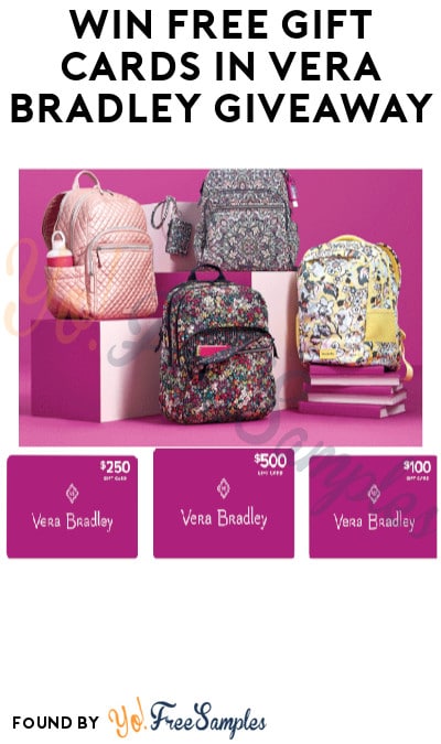 Win FREE Gift Cards in Vera Bradley Giveaway