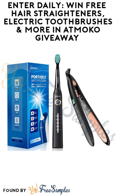 Enter Daily: Win FREE Hair Straighteners, Electric Toothbrushes & More in ATMOKO Giveaway (Account Required)