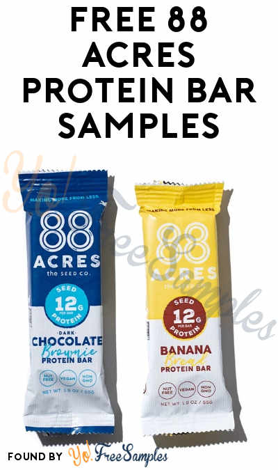 FREE 88 Acres Protein Bar Samples