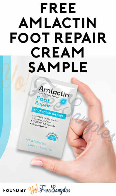 FREE Amlactin Foot Repair Cream Sample