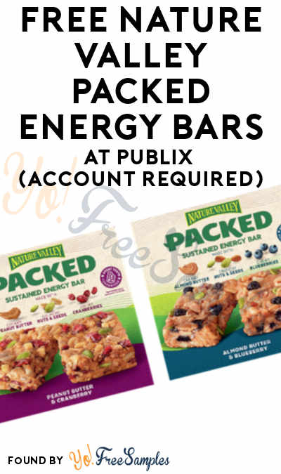 FREE Nature Valley Packed Energy Bars at Publix (Account Required)